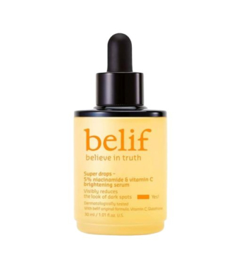 BELIF Super Drops - 5% Niacinamide & Vitamin C Brightening Serum