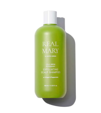 RATED GREEN Real Mary Cold Brewed Rosemary Exfoliating Scalp Shampoo